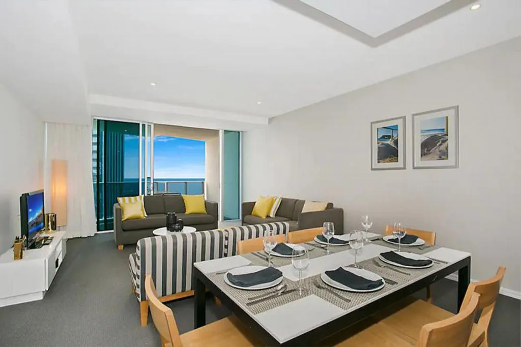 H Residences 1 bedroom holiday apartments surfers paradise