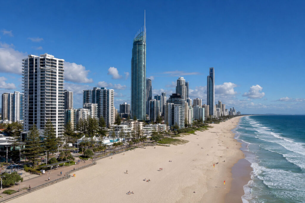 Central Gold Coast beachfront area for travellers comparing where to stay